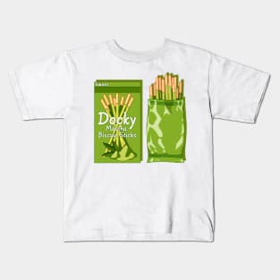 Japanese matcha biscuit sticks Kids T-Shirt